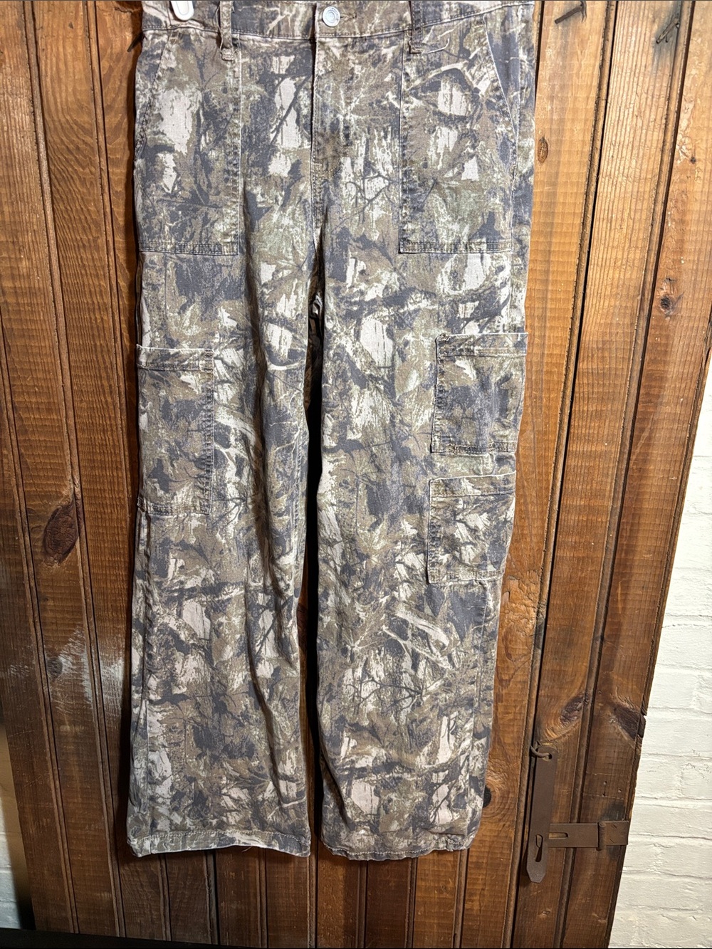 Camouflage Cargo Pants - Brown/Gray